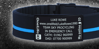 Cycling Id Emergency Bands And Tags For Cyclists Onelife Id Bands Cycling Wristbands