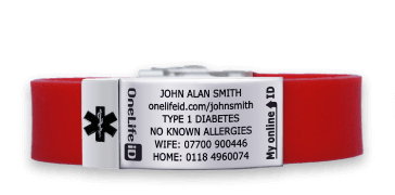Personal Id Bands Medical Bracelets Sports And Emergency Medical Id