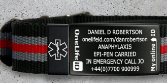 Medical ID bracelets and wristbands
