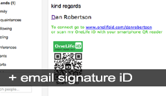 ID for your email signature